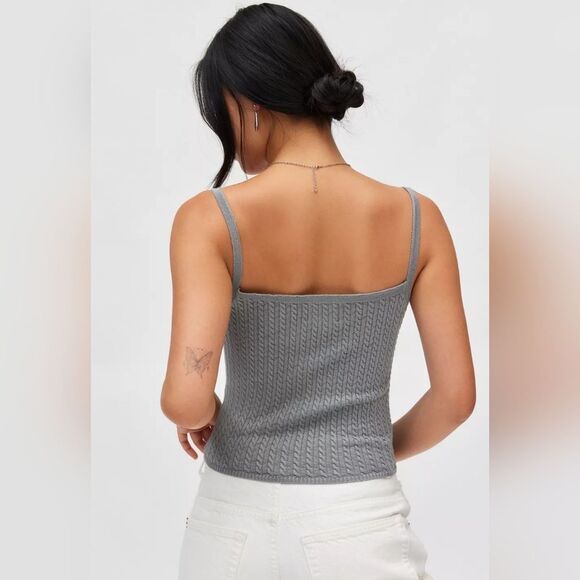 BDG Cable Knit Sweater Cami size S nwt - Picture 4 of 5